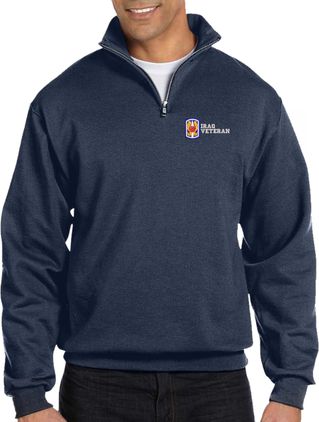 199th Infantry Brigade Iraq Veteran Embroidered Quarter-Zip Pullover