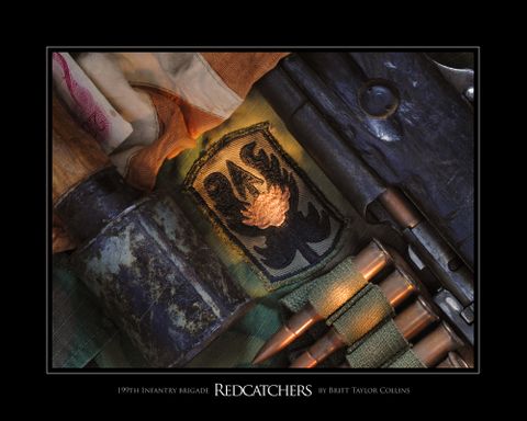 199th Infantry Brigade "Red Catchers" Giclee Print