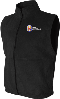 199th Infantry Brigade Iraq Veteran Full-Zip Fleece Vest