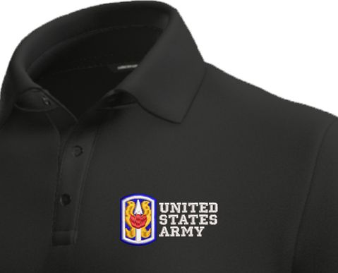 199th Infantry Brigade United States Army Moisture Wicking Polo