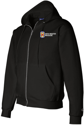 199th Infantry Brigade Zippered Hoodie
