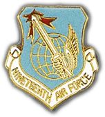 19th Air Force Shield Lapel Pin