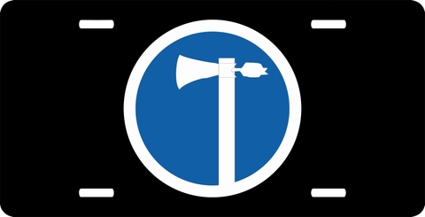 19th U.S. Army Corps WWII License Plate