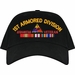 1st Armored Division Afghanistan Veteran Embroidered Cap with Ribbons