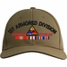 1st Armored Division Afghanistan Veteran Embroidered Cap with Ribbons