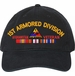 1st Armored Division Afghanistan Veteran with Ribbons Unstructured Dad Cap