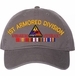 1st Armored Division Afghanistan Veteran with Ribbons Unstructured Dad Cap