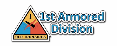 1st Armored Division Bumper Sticker
