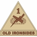 1st Armored Division Desert Camo Decal