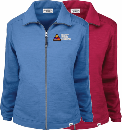 1st Armored Division Desert Storm Veteran Authentically American Women's Tonal Jacket