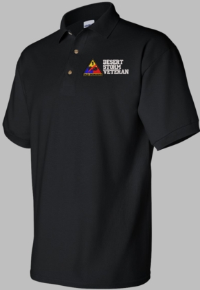 1st Armored Division Desert Storm Veteran Polo
