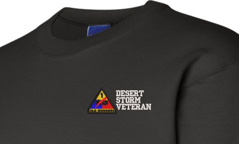 1st Armored Division Desert Storm Veteran Sweatshirt