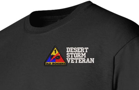 1st Armored Division Desert Storm Veteran T-Shirt