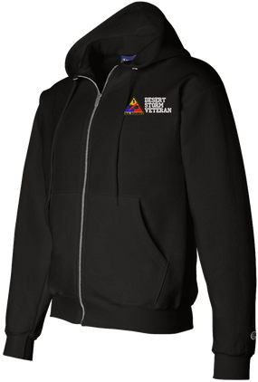 1st Armored Division Desert Storm Veteran Zippered Hoodie