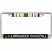 1st Armored Division Gulf War Veteran Service Ribbon License Plate Frame