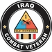 1st Armored Division Iraq Combat Veteran Decal