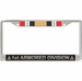 1st Armored Division Iraq Veteran Service Ribbon License Plate Frame