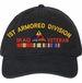 1st Armored Division Iraq Veteran with Ribbons Unstructured Dad Cap
