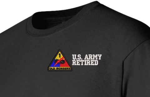 1st Armored Division Retired T-Shirt