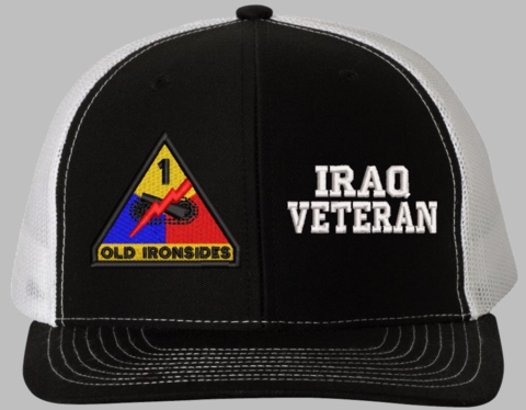 1st Armored Iraq Veteran Split Cap