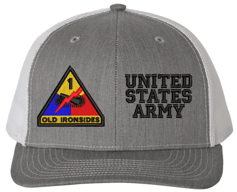 1st Armored United States Army Split Cap