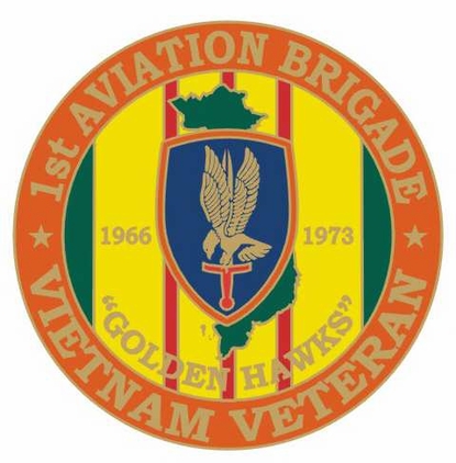 1st Aviation 1 1/8" Vietnam Veteran Lapel Pin