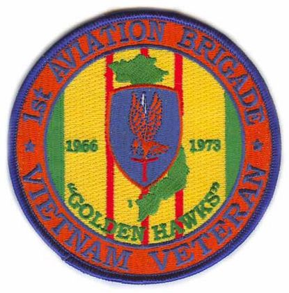 1st Aviation 4" Vietnam Veteran Patch