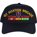 1st Aviation Brigade Vietnam Veteran Embroidered Cap with Ribbons