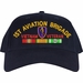 1st Aviation Brigade Vietnam Veteran Embroidered Cap with Ribbons