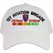 1st Aviation Brigade Vietnam Veteran Embroidered Cap with Ribbons