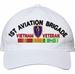 1st Aviation Brigade Vietnam Veteran with Ribbons Unstructured Dad Cap