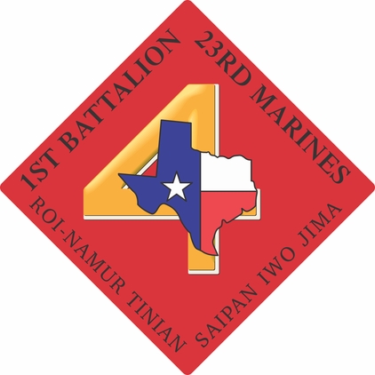 1st Battalion 23rd Marines Decal