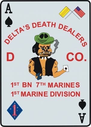 1st Battalion 7th Marines 1st Marine Division Decal Sticker