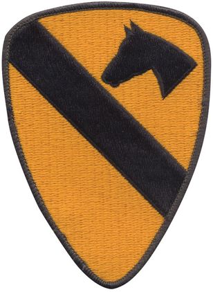 1st Cavalry 3" Patch