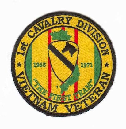 1st Cavalry 4" Vietnam Veteran Patch