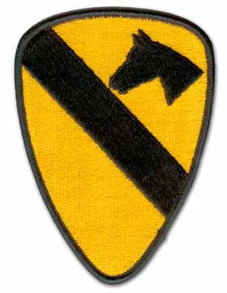 1ST CAVALRY 5" MILITARY PATCH