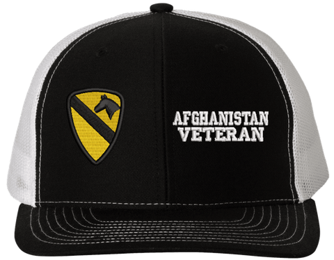 1st Cavalry Afghanistan Veteran Split Cap