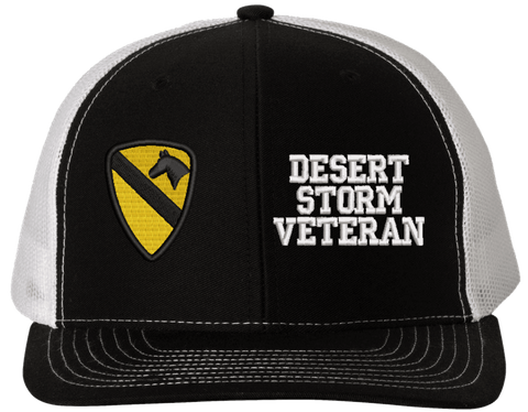 1st Cavalry Desert Storm Veteran Split Cap