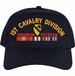1st Cavalry Division Afghanistan Veteran Embroidered Cap with Ribbons
