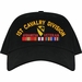 1st Cavalry Division Afghanistan Veteran Embroidered Cap with Ribbons