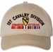 1st Cavalry Division Afghanistan Veteran with Ribbons Unstructured Dad Cap