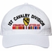 1st Cavalry Division Afghanistan Veteran with Ribbons Unstructured Dad Cap