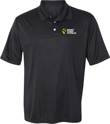 1st Cavalry Division Desert Storm Veteran Moisture Wicking Polo