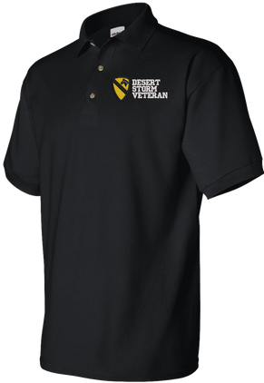 1st Cavalry Division Desert Storm Veteran Polo