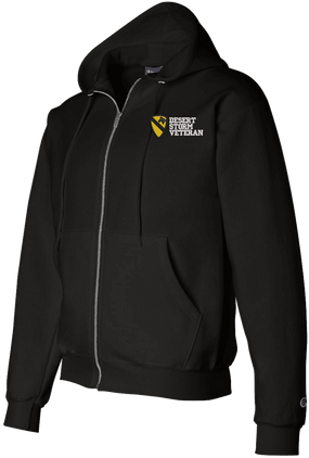 1st Cavalry Division Desert Storm Veteran Zippered Hoodie