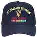 1st Cavalry Division 'Horse Soldiers' with Patch and Vietnam Ribbons Ball Cap