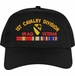 1st Cavalry Division Iraq Veteran Embroidered Cap with Ribbons