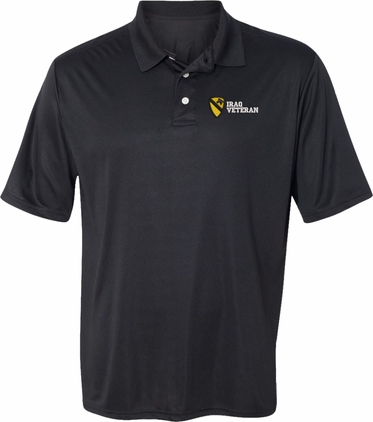 1st Cavalry Division Iraq Veteran Moisture Wicking Polo