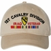1st Cavalry Division Iraq Veteran with Ribbons Unstructured Dad Cap