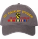 1st Cavalry Division Iraq Veteran with Ribbons Unstructured Dad Cap